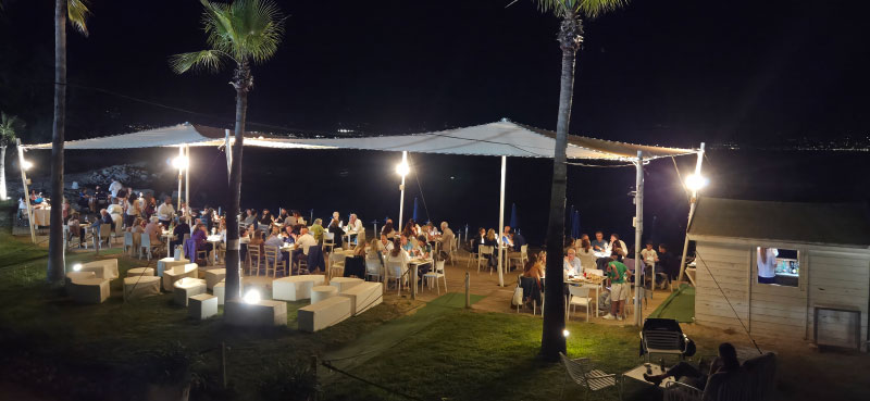 Il Ristorante in spiaggia